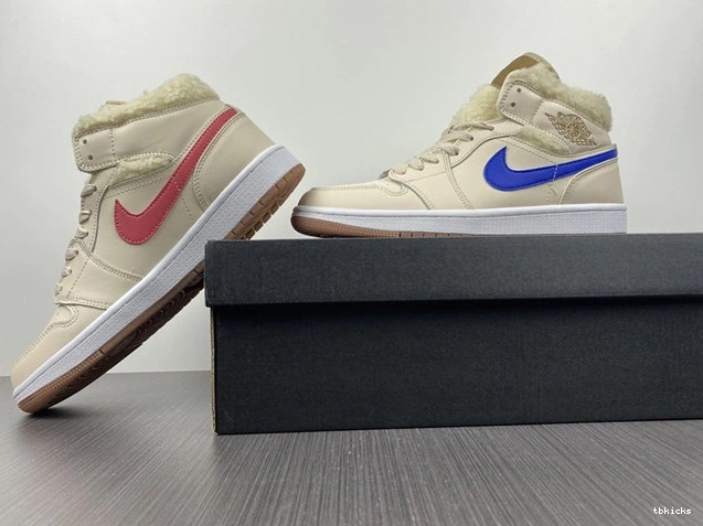 Cheap TBK SunProtective Fleece Pearl Mid 3701 DO2207- Jordan1 White 1026